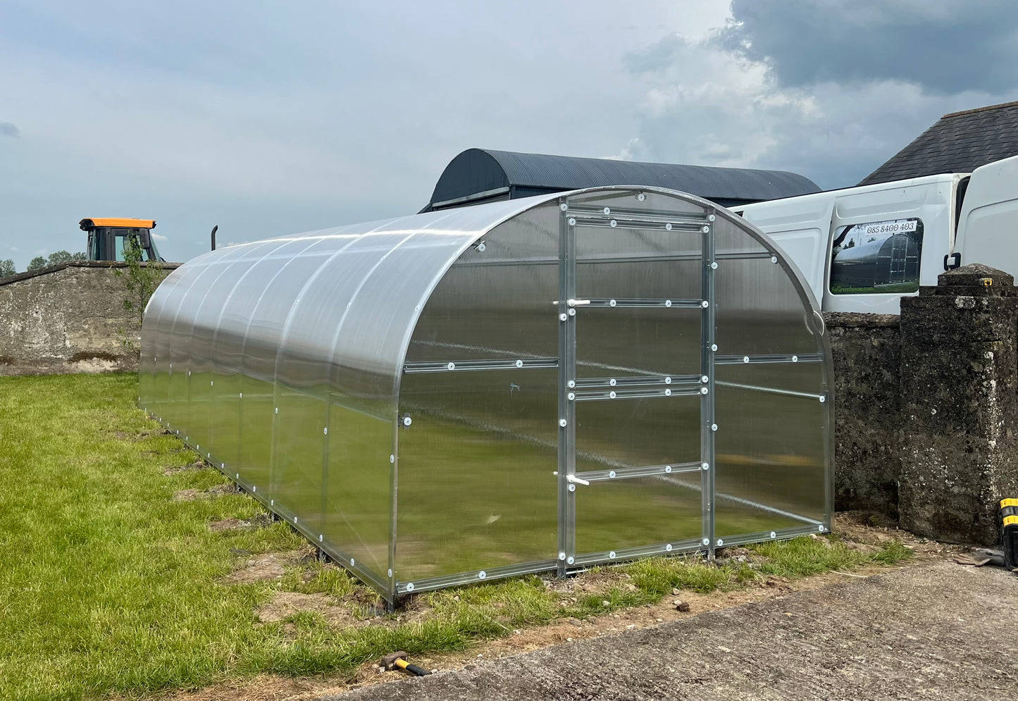 Polycarbonate Greenhouse "ARC 1" Arches 100cm apart