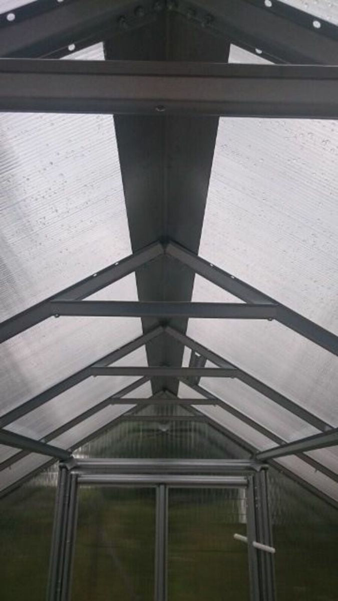 Polycarbonate Greenhouse "House" (6mm sheeting) Arches 50cm apart