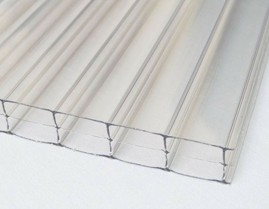 Clear 16mm triple wall Polycarbonate sheet