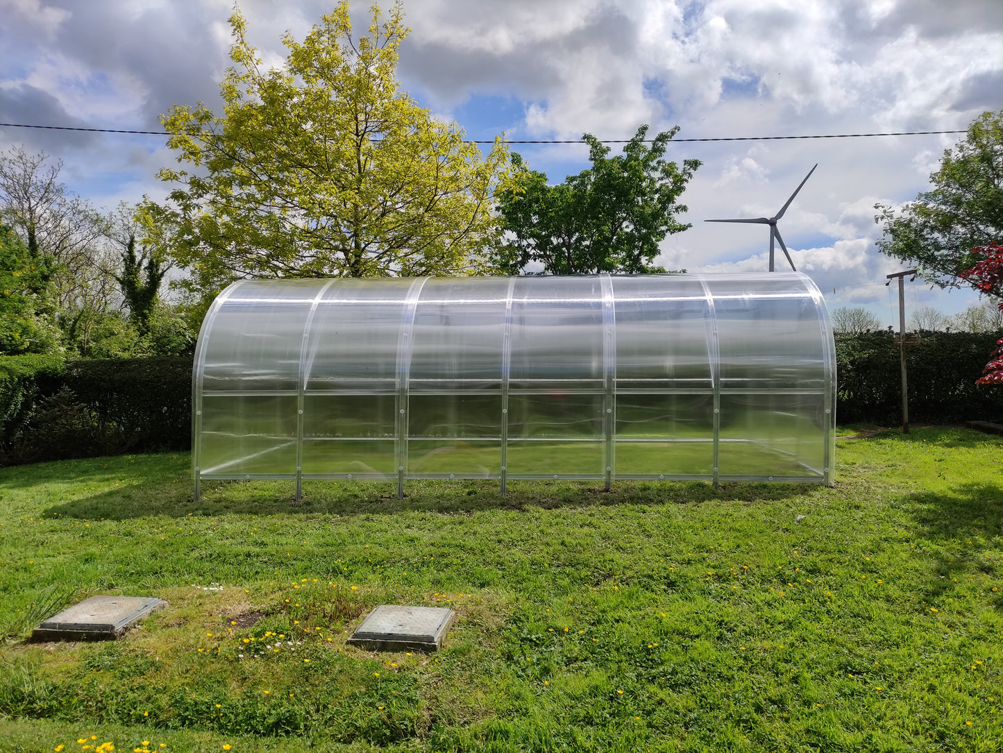 Polycarbonate Greenhouse "ARC 1.0" Arches 100cm apart