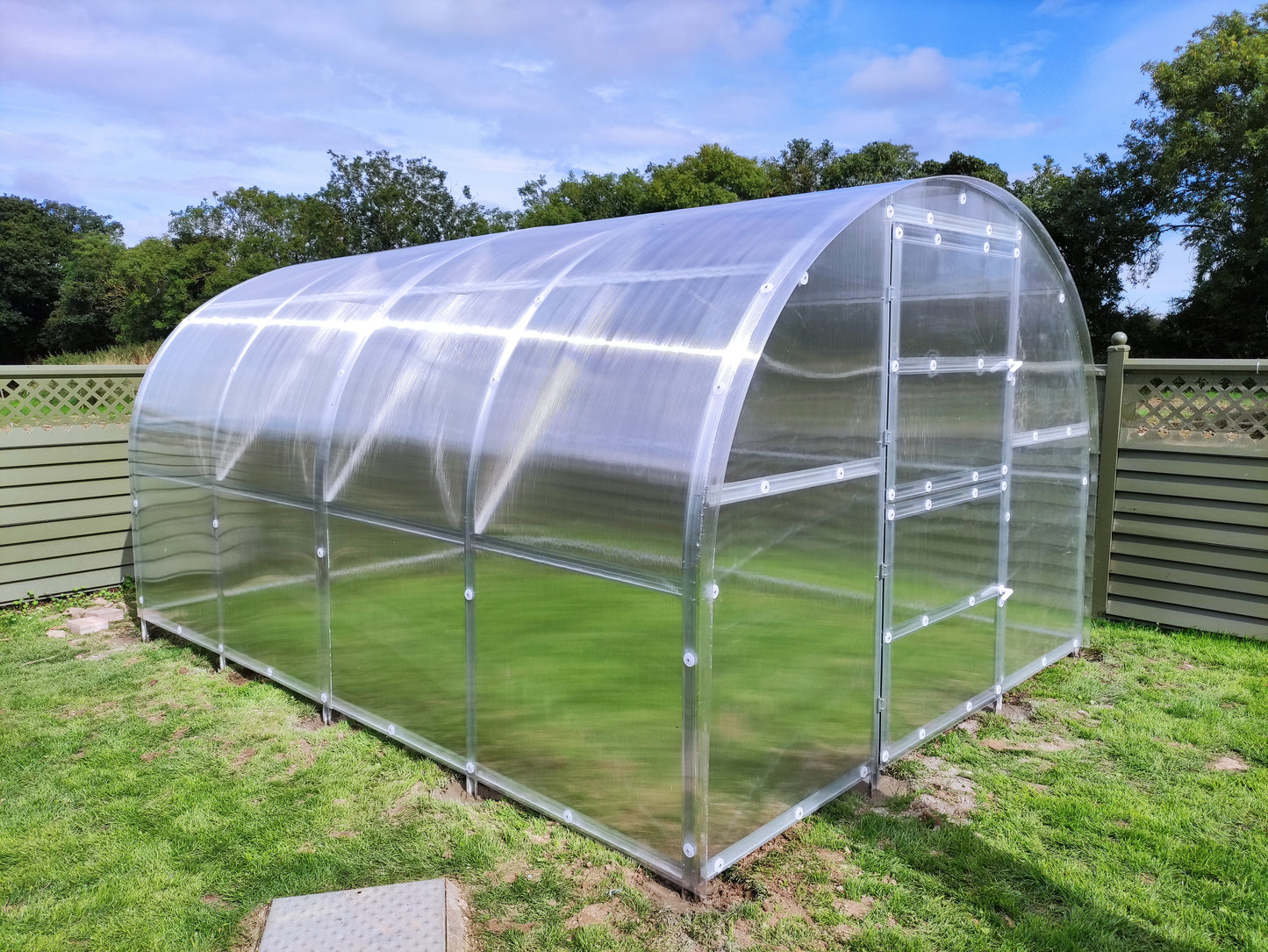 Polycarbonate Greenhouse "ARC 1" Arches 100cm apart