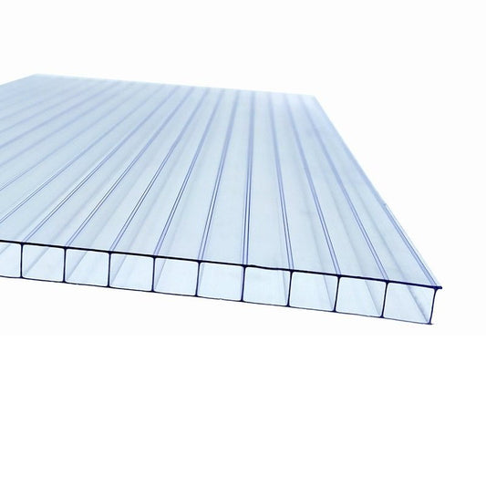 Clear 4mm twin wall Polycarbonate sheet